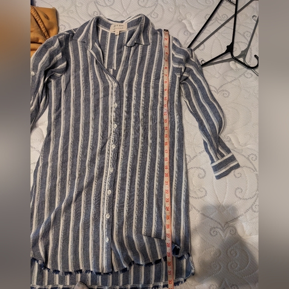 Cloth & Stone Striped button down - Picture 7 of 10